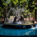 MEX CDMX Coyoacan 2019MAR29 FuenteCoyotes 001  In the center of the Parque Centenario stands the   Fuente de los Coyotes   bronze statue and fountain portraying a pair of coyotes surrounded by jets of water. : - DATE, - PLACES, - TRIPS, 10's, 2019, 2019 - Taco's & Toucan's, Americas, Central, Coyoacán, Day, Friday, Fuente de los Coyotes, March, Mexico, Mexico City, Month, North America, Year